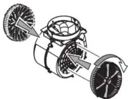 AEG AWS8440AW - Filtre à charbon actif NON lavable - 1