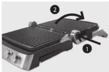 ECG KG 400 Superior - Používáni otevřeného grilu - 1