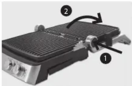 ECG KG 400 Superior - Atverta grille izmantošana - 1