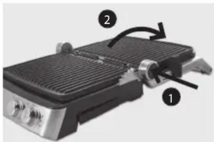 ECG KG 400 Superior - Verwendung des offenen Grills - 1