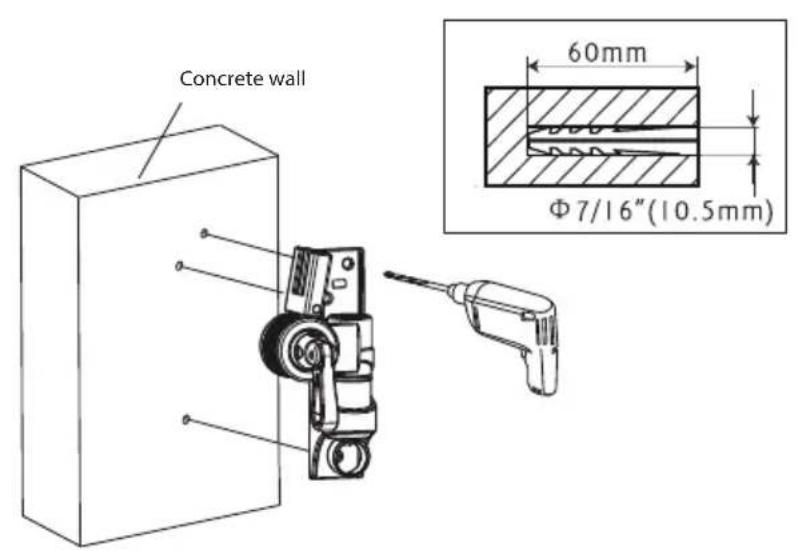 ECG LD 1332 K - 1B - Concrete wall assembly - 1
