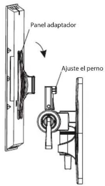 ECG LD 1332 K - - Como instalar el panel adaptador al panel de la pared - 1