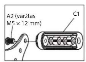 ECG LD 1332 K - - TVadapterio montavimas prie televizoriaus plokstès - 4