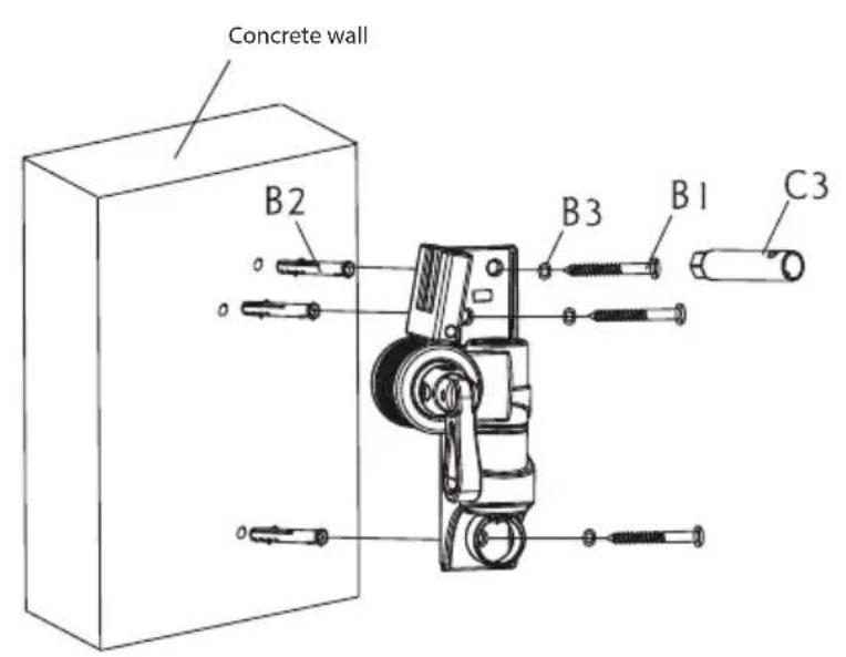 ECG LD 1332 K - 1B - Concrete wall assembly - 2