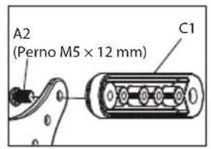 ECG LD 1332 K - - Como montar el panel adaptador del televisor al televisor - 4