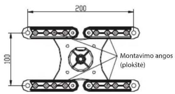 ECG LD 1332 K - - TVadapterio montavimas prie televizoriaus plokstès - 5