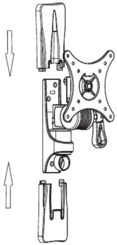 ECG LD 1332 K - – Installazione delle copertura sul pannello da parete - 1