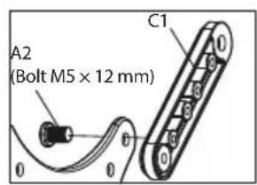 ECG LD 1332 K - - Mounting the TV adapter panel to the TV - 2