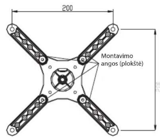 ECG LD 1332 K - - TVadapterio montavimas prie televizoriaus plokstès - 6
