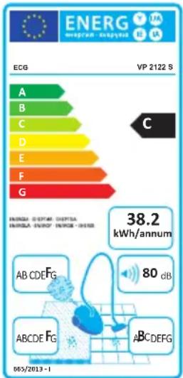 ECG VP 2122 S - CARATTERISTICHE TECNICHE - 1
