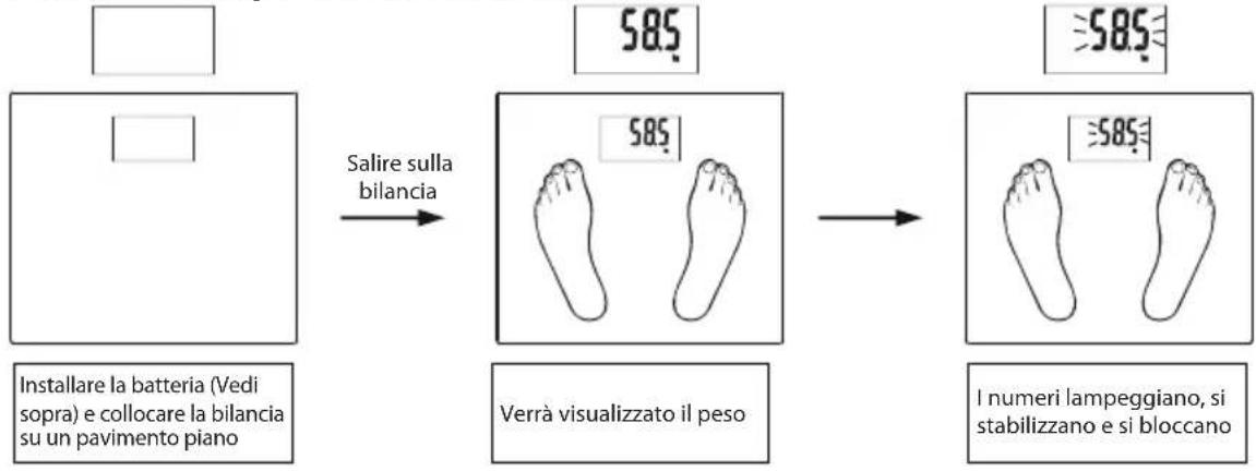 ECG OV 124 - Pesatura automatica quando si sale sulla bilancia - 1