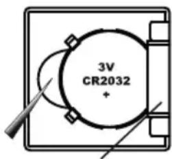 ECG OV 124 - Władanie / wymiana baterii - 1