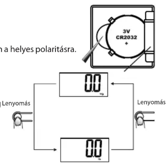 ECG OV 124 - Tömeg mertékegység beállitasa - 1