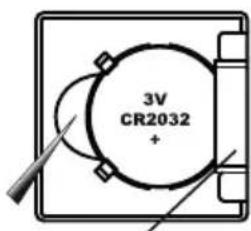 ECG OV 124 - Vlození / vyměna baterie - 1