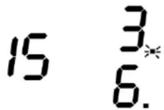 HOOVER HPI 82 - Als de timer voor meertere zones is ingesteld: - 1