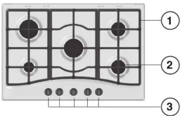 HOTPOINT-ARISTON PCN 752 TIXHA - Geräteansicht - 1
