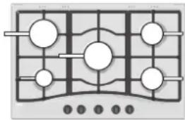 HOTPOINT-ARISTON PCN 752 TIXHA - Praktisch advies voor het gebruik van de branders - 1