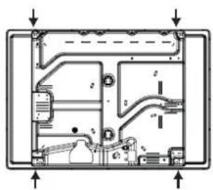 HOTPOINT-ARISTON PCN 752 TIXHA - Scheme de fixation des crochets - 4