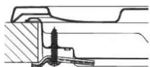 HOTPOINT-ARISTON PCN 752 TASHA - Hook fastening diagram - 2