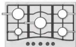 HOTPOINT-ARISTON PCN 752 TASHA - Conselhos práticos para'utilisation dos queimadores - 1