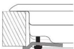 HOTPOINT-ARISTON FTGHG 641 DHA(BK) - Schema voor de bevestiging van de haken - 3