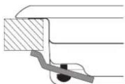 HOTPOINT-ARISTON FTGHG 641 DHA(BK) - Schema voor de bevestiging van de haken - 1