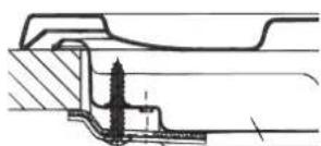 HOTPOINT-ARISTON PCN 642 HA(WH) WE - Hook fastening diagram - 1