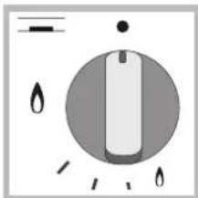 HOTPOINT-ARISTON PKL 751 D2IXHA - Stufeneinstellung der Flamme - 1