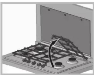HOTPOINT-ARISTON PKL 751 D2IXHA - Nettoyage des éléments de la table de cuisson - 1