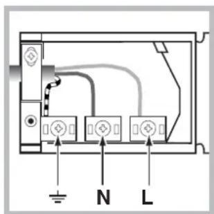INDESIT FI 52.B IX TD - Fitting the power supply cable - 2
