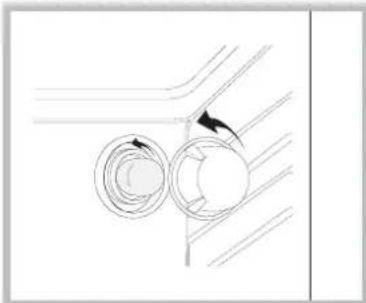 INDESIT FI 52.B IX TD - Replacing the light bulb - 1