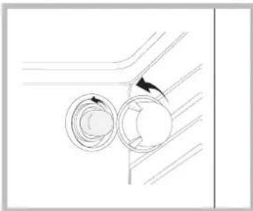 INDESIT FI 52.B IX TD - Remplacement de l'ampoule déclairage - 1