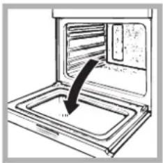 INDESIT FIE 61 K.A (AN) - Cleaning the oven door - 1