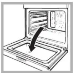 INDESIT FIE 61 K.A (AN) - Limpiar la puerta - 1