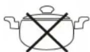 BOMANN EKI 5014 CB - Do not use the following types of pots : - 1