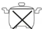 BOMANN EKI 5014 CB - Do not use the following types of pots : - 3