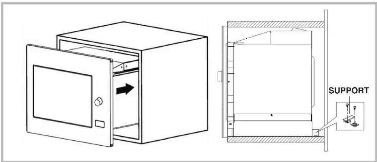 HOTPOINT-ARISTON MWK 222.1 XHA - Installation du four - 1