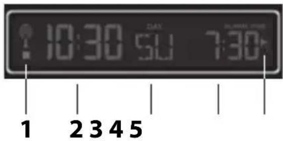 ADE WS 1704 - Uhrzeit- und Kalenderanzeige - 1