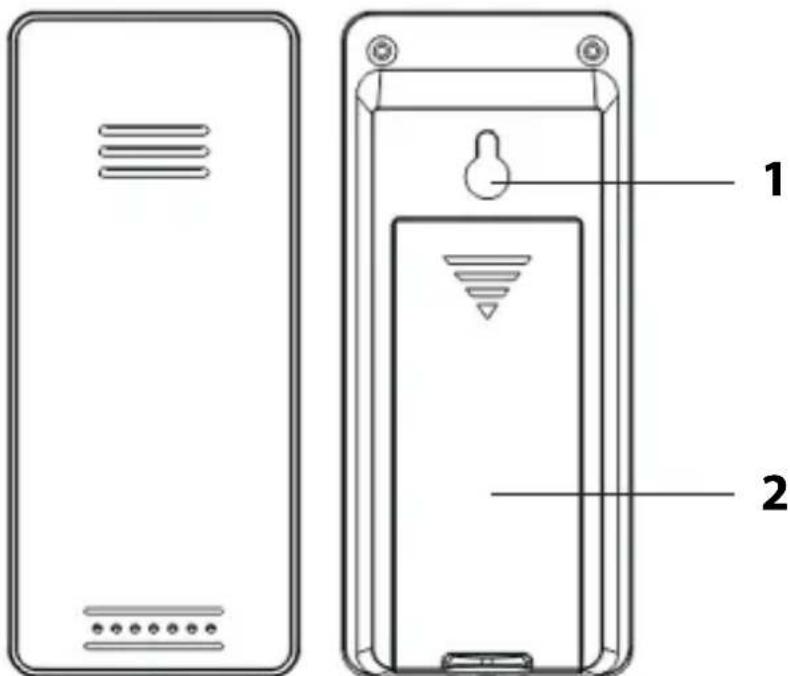 ADE WS 1703 - Sensor exterior inalámbrico - 1