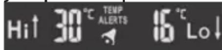 ADE WS 1703 - Alerte de température - 2