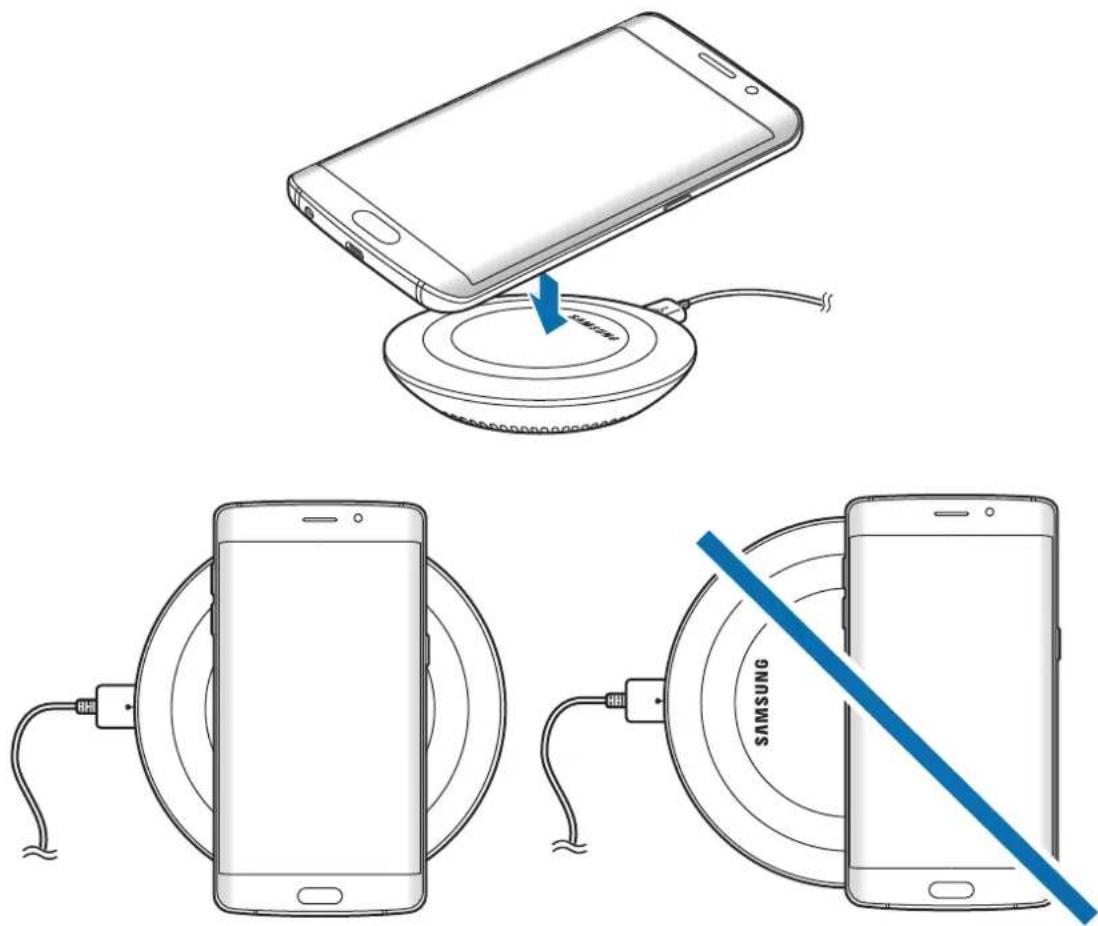SAMSUNG EPPN920 - Använda den trådlösa laddaren - 3