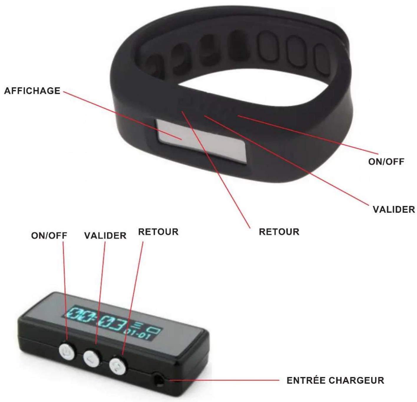 Yonis YBCB25 - PRÉSENTATION DE VOTRE BRACELET CONNECTÉ - 1