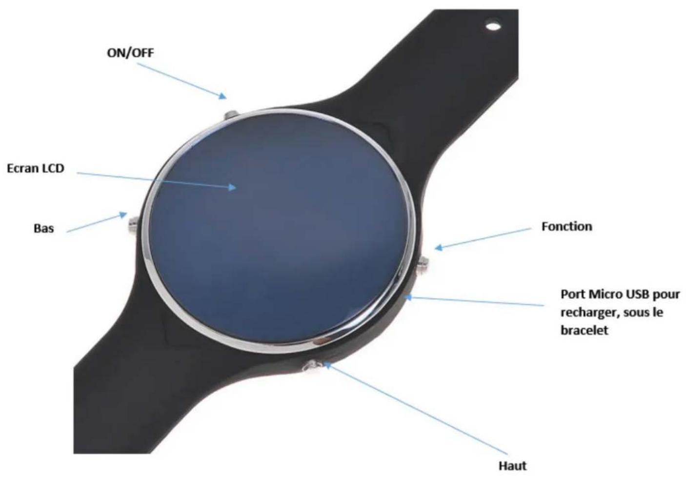 Yonis YBCB35 - PRÉSENTATION DE VOTRE MONTRE CONNECTÉ - 1