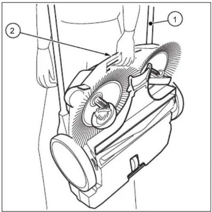 STIGA SWP 475 - Risk of injury through tipping over of the sliding bracket! - 1
