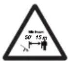 STIGA SGT 500 AE - GEFAHR UMHERFLIEGENDER - 1