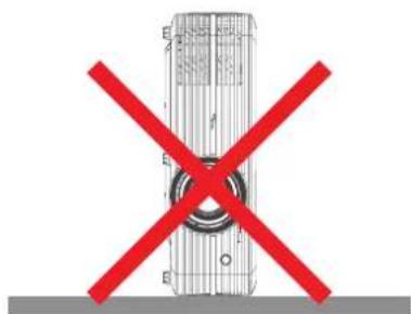 Diagram showing a cylindrical object with cross-shaped red prohibition signs, indicating a restriction or prohibition in engineering or mechanical design.