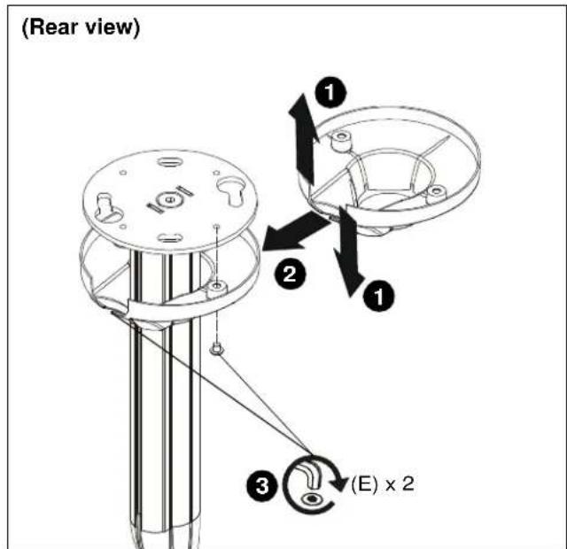 Chief CPA116W - Installing Ceiling Plate Cover - 1
