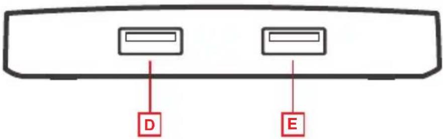 IOGEAR Dock Pro 60 - Vue arrière - 1