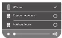 DENON AVCX8500H - Tapez sur I'icone AirPlay. - 1