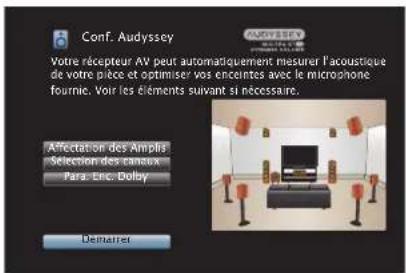 DENON AVCX8500H - Connectez le microphone de mesures et de configuration sur la prise SETUP MIC de cet apparéil. - 3